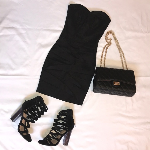 Black bodycon dress - Picture 2 of 7